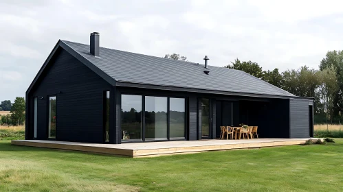 Contemporary Single-Story Home with Large Windows