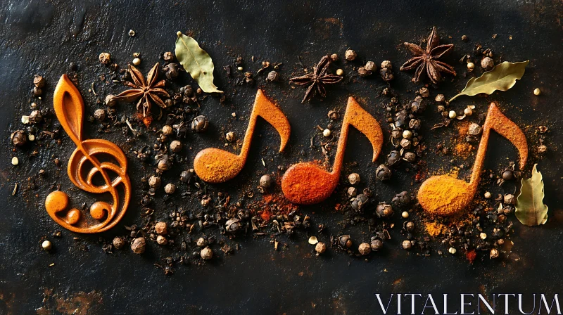 Musical Art with Spices