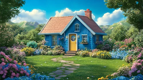 Quaint Cottage with Lush Garden