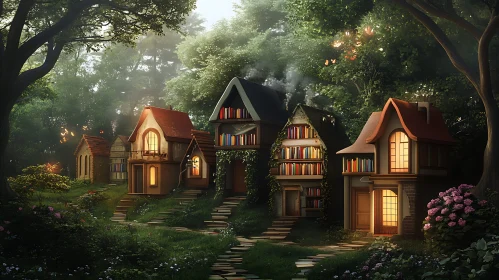 Whimsical Forest Cottages