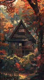 Autumn Retreat in the Woods