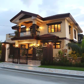Elegant Contemporary Home with Garden and Balcony