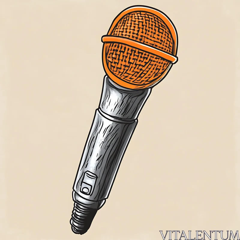 AI ART Artistic Microphone Design