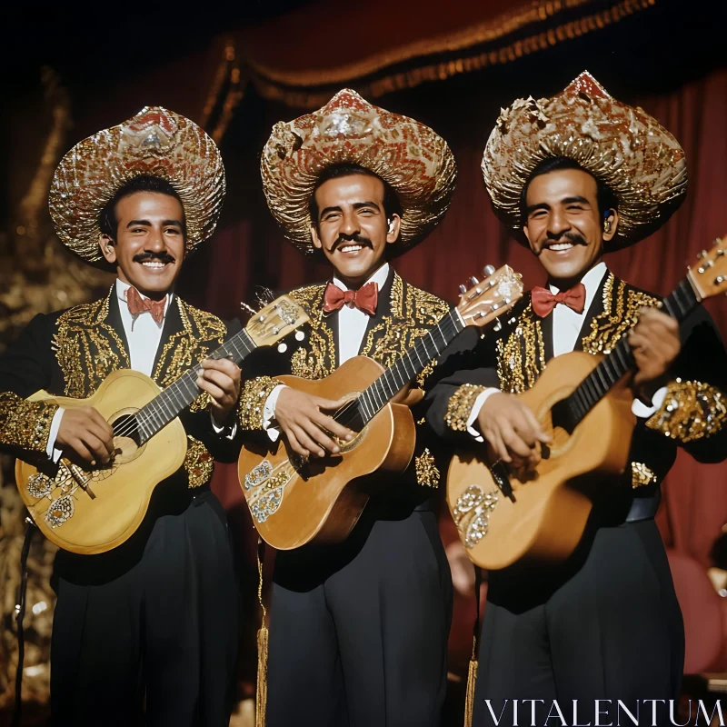 Traditional Mariachi Performance AI Image