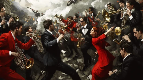 Musical Warfare: A Symphony in Conflict