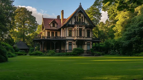 Picturesque Historic House in Beautiful Garden