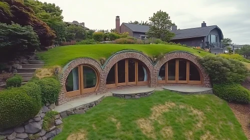 Integrated Nature House with Green Roof