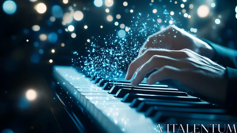 Magical Hands Playing Piano