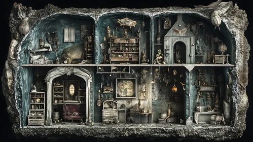 Mystical Antique Room Diorama