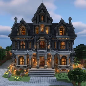 Intricately Designed Gothic Mansion