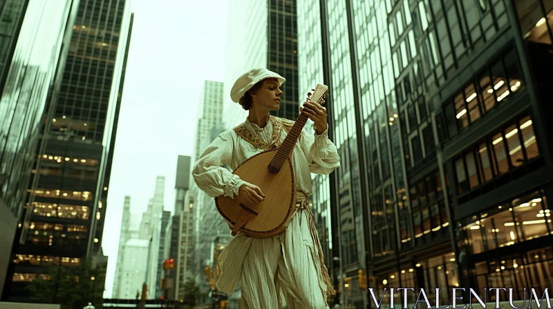 Urban Serenade: Tradition Meets Modernity
