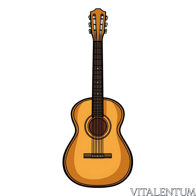 Acoustic Guitar Drawing
