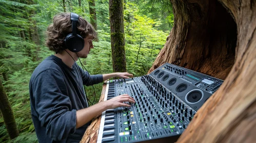 Operating a Synthesizer in Nature