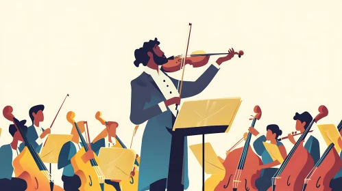 Orchestra Illustration