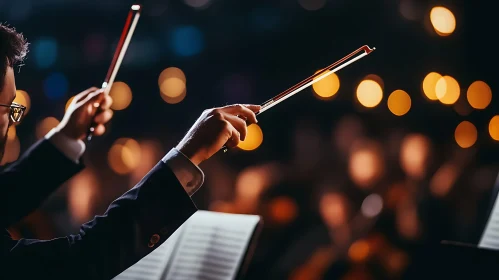 Maestro in Action: Conducting an Orchestra