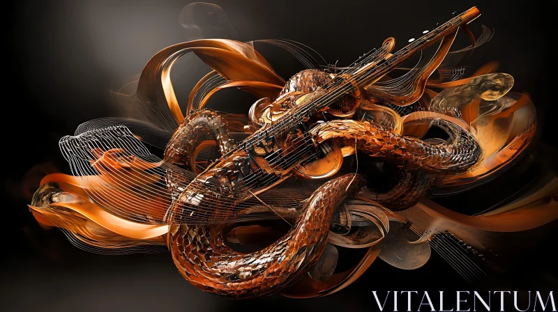 Serpent and Musical Instrument Fusion