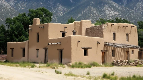 Rustic Adobe Home by the Mountains