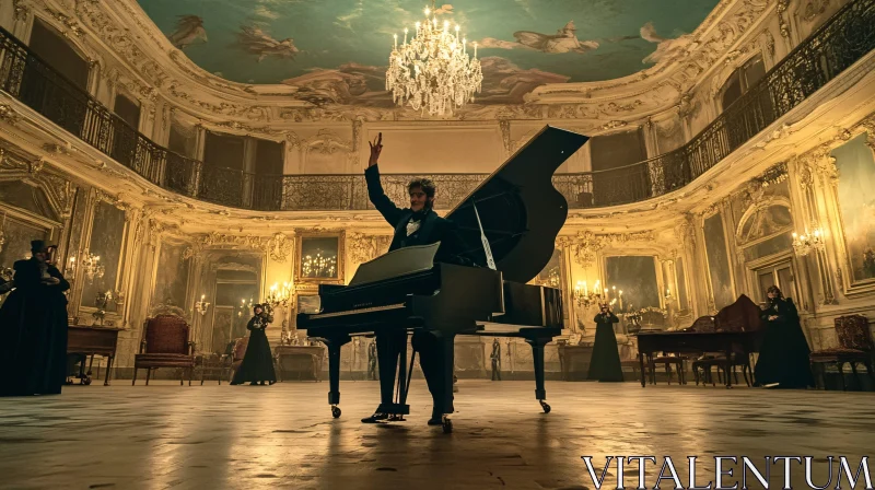 Opulent Grand Piano Concert AI Image