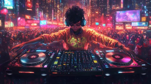 DJ In The City: A Neon Night Party