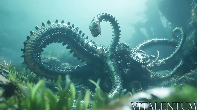 Mechanical Kraken Beneath the Ocean