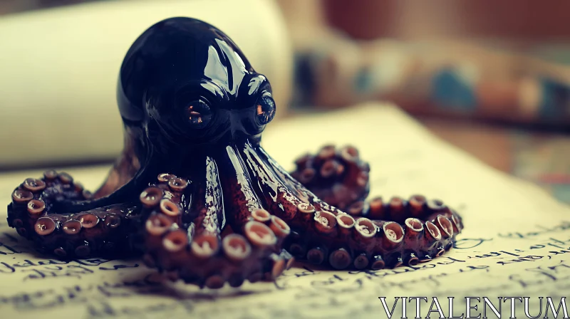 Detailed Octopus Art Piece