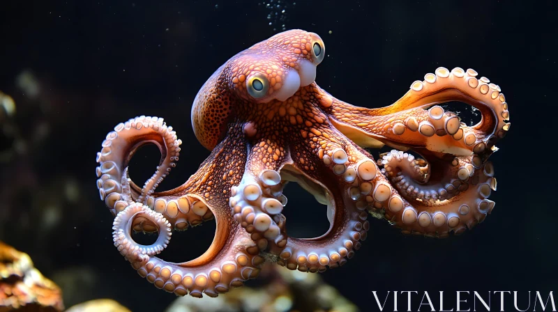 Mesmerizing Ocean Octopus AI Image