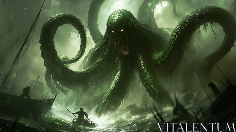 Terrifying Sea Monster Encounter