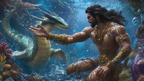 Subaquatic Mythical Meeting