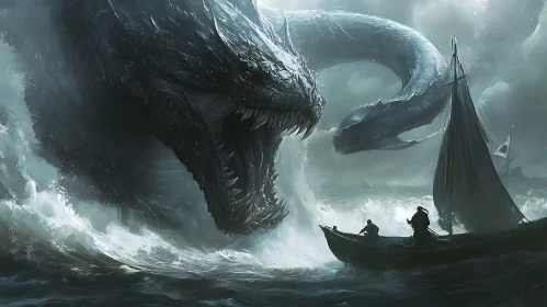 Terrifying Kraken Emerges from the Sea