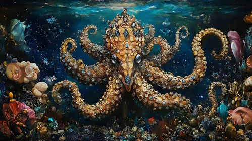 Opulent Underwater Octopus