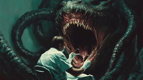 Dentist vs. Monster: An Eerie Encounter