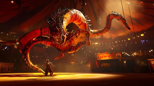 Grand Circus with Colossal Dragon