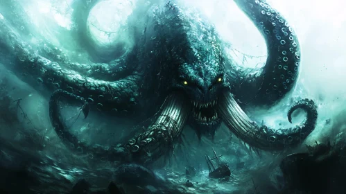 Giant Sea Monster Erupts from the Depths