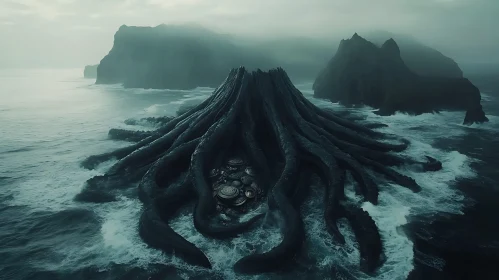 Enigmatic Sea Monster Structure