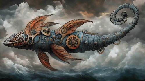 Mechanical Fish in a Surreal Ocean