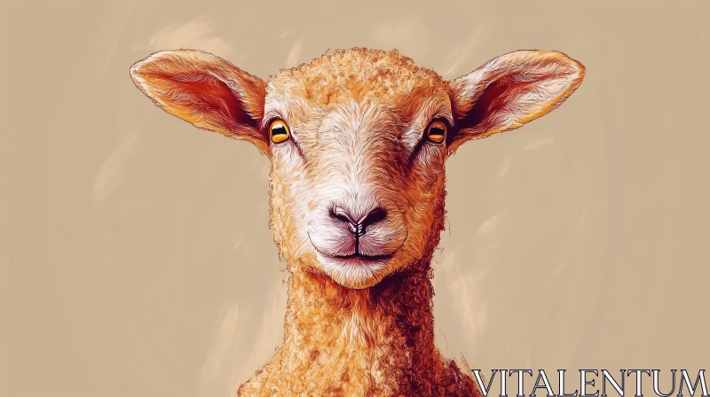 Sheep Art Illustration