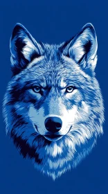 Striking Wolf Illustration