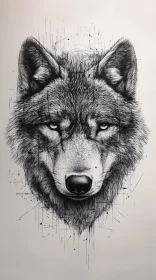 Wolf Art Illustration