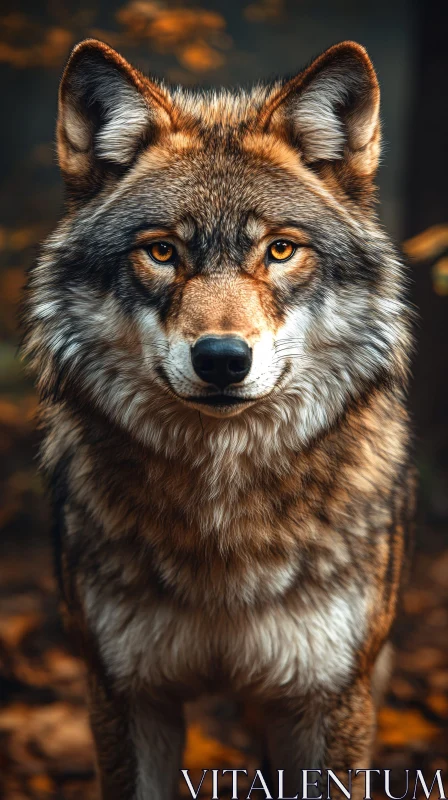 AI ART Portrait of a Wolf