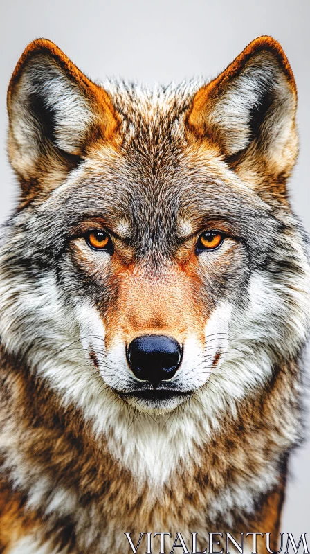 Wild Wolf Close-Up