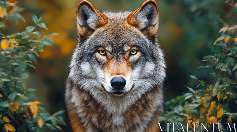 AI ART Wild Wolf in Natural Habitat