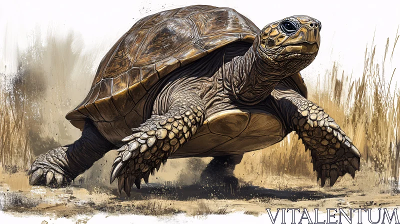 Desert Tortoise Portrait