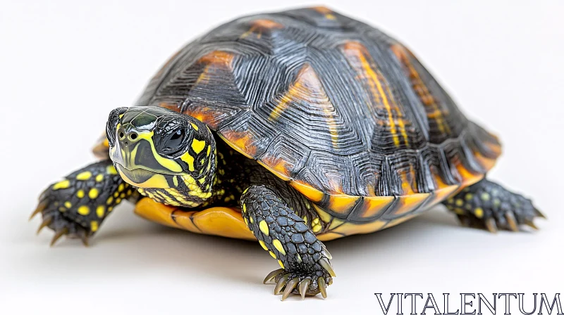 AI ART Intricately Patterned Turtle