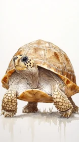 Artistic Turtle Illustration