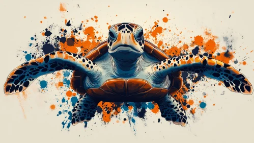 Colorful Marine Life Art