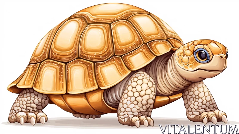 AI ART Intricate Turtle Art