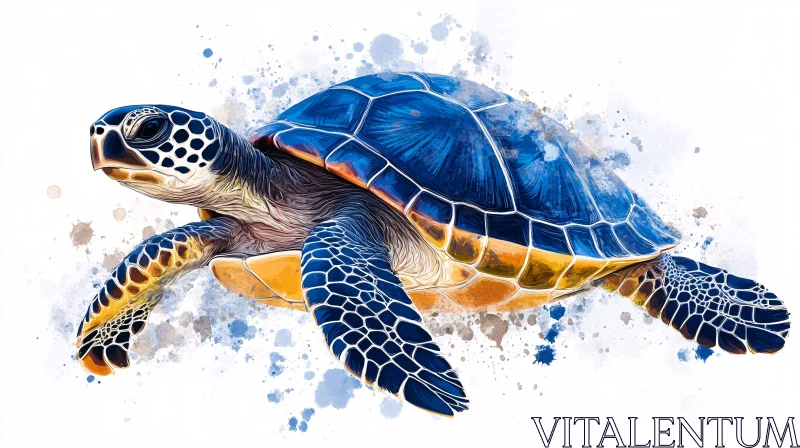 AI ART Vivid Marine Life Artwork