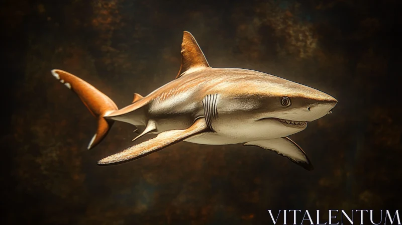 Shark's Journey Through the Deep