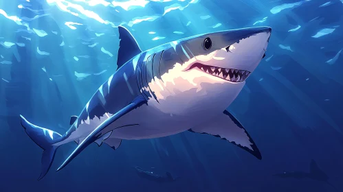 Ocean Predator in Blue Waters