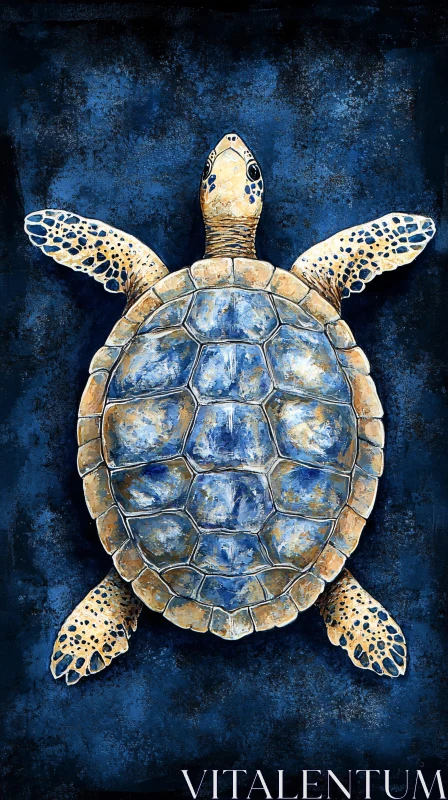 AI ART Artistic Turtle Painting